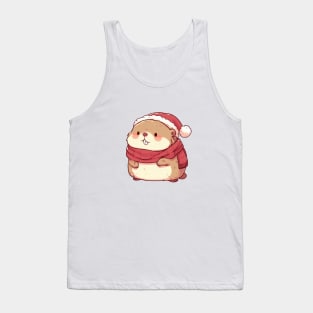 Fat Christmas Marmot Tank Top